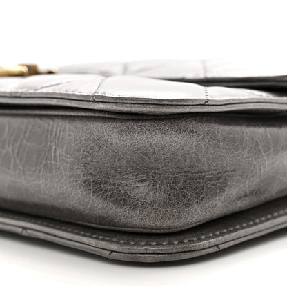 Chanel Glazed Calfskin Medium Perfect Edge Flap Grey 11 of 14