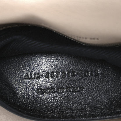 Saint Laurent Sheepskin Matelasse Chevron Monogram Medium College Bag Dark Beige 7 of 13