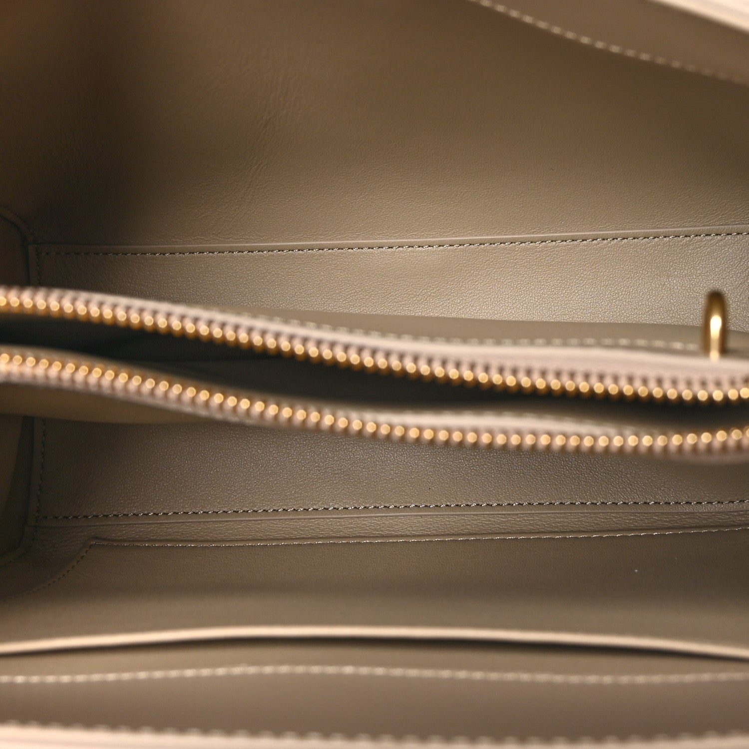 Celine Satinated Calfskin Small 16 Top Handle Bag Beige 5 of 12