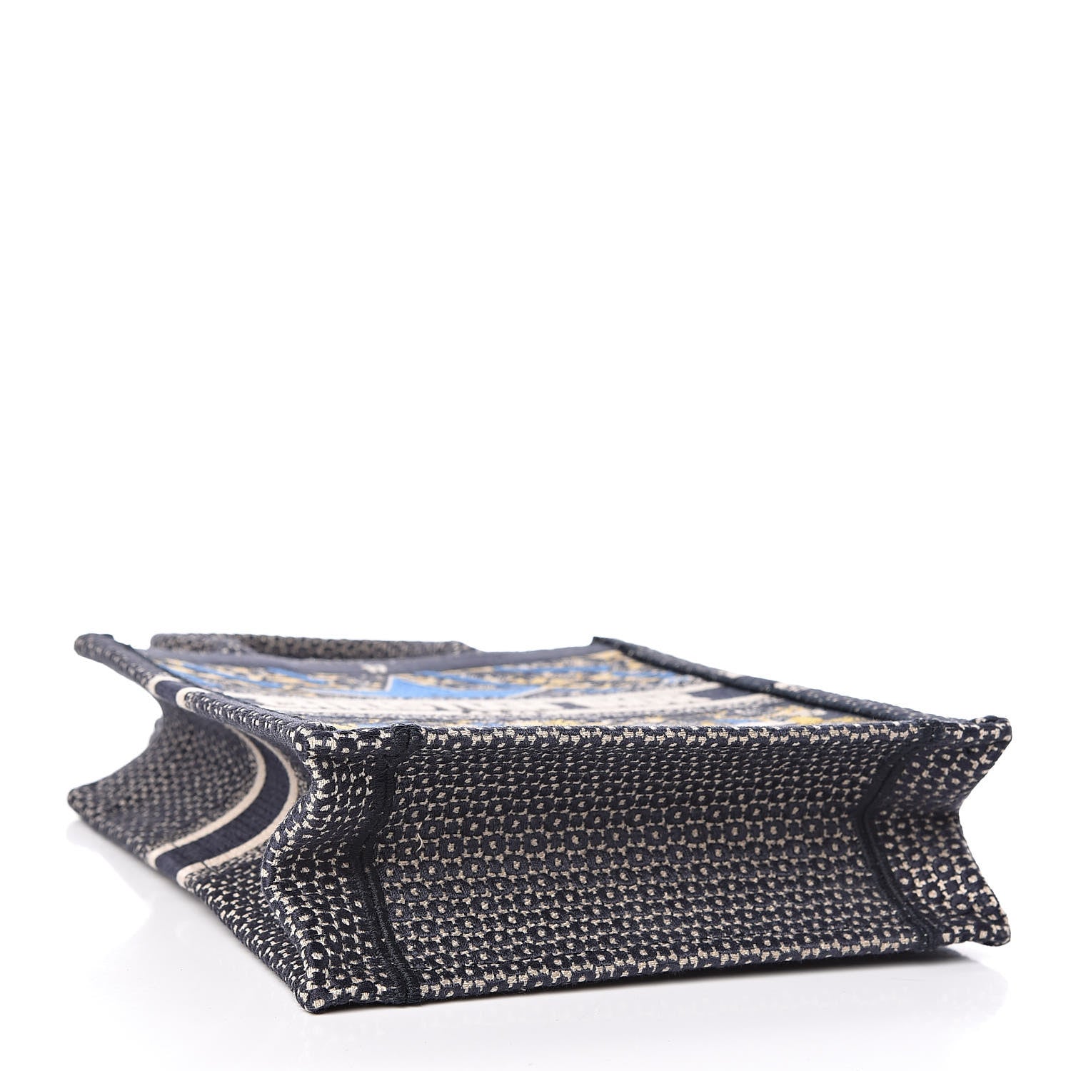 Christian Dior Canvas Embroidered Vertical L'Etoile Book Tote 4 of 11