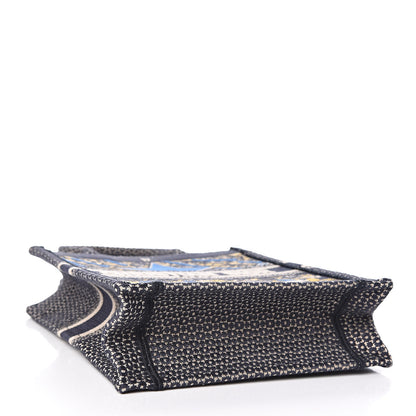Christian Dior Canvas Embroidered Vertical L'Etoile Book Tote 4 of 11