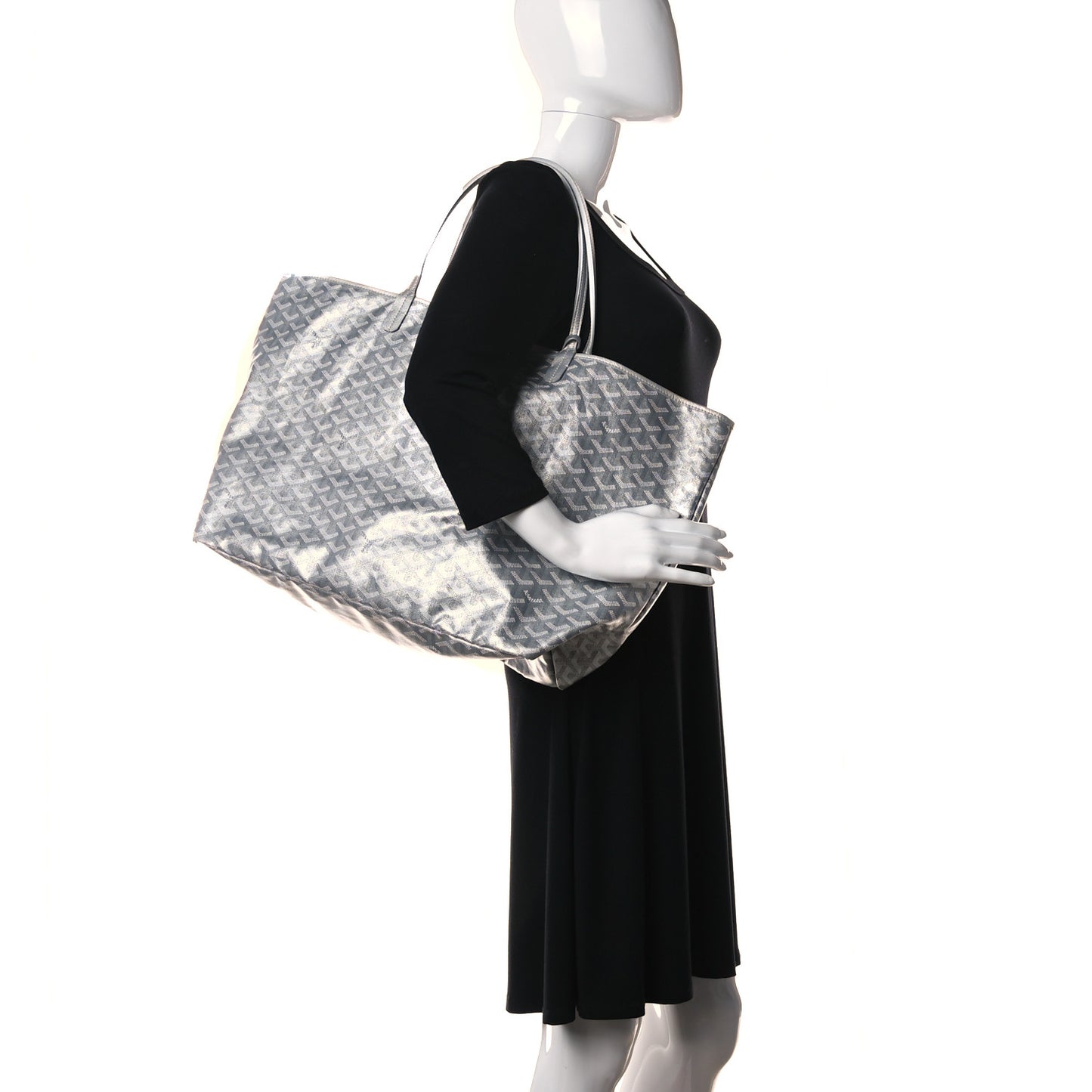 Goyardine Precious Metals Saint Louis GM Silver