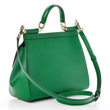 Dolce & Gabbana Dauphine Medium Miss Sicily Satchel Verde 3 of 7