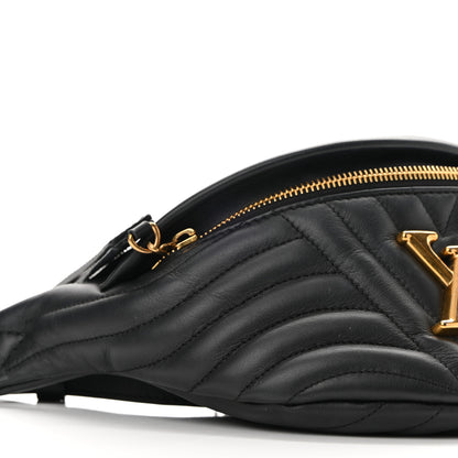 Louis Vuitton Calfskin Quilted New Wave Bumbag Black 8 of 9