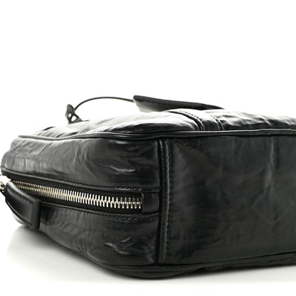 Prada Nappa Antique Medium Re-Edition 2001 Two Handle Bag Black 9 of 10