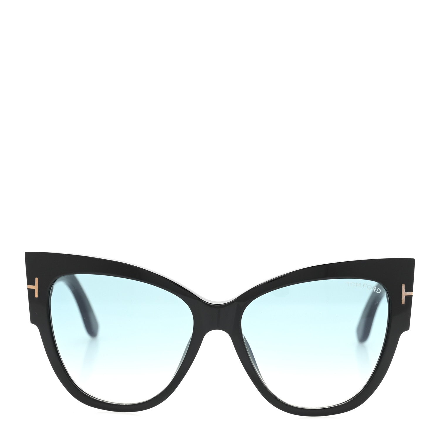 Tom Ford Acetate Anoushka Cat Eye Sunglasses TF371 Black 2 of 9