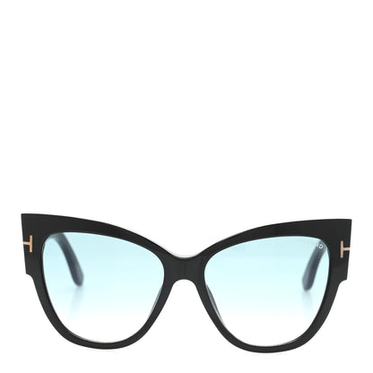 Tom Ford Acetate Anoushka Cat Eye Sunglasses TF371 Black 2 of 9