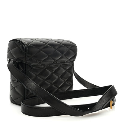 Saint Laurent Lambskin Matelasse Monogram June Box Bag Black 3 of 9