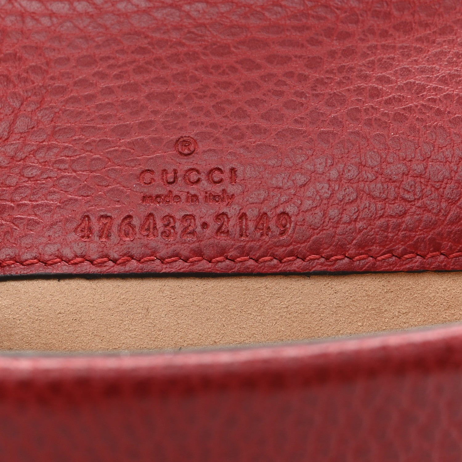 Gucci Calfskin Super Mini Dionysus Shoulder Bag Hibiscus Red 6 of 9