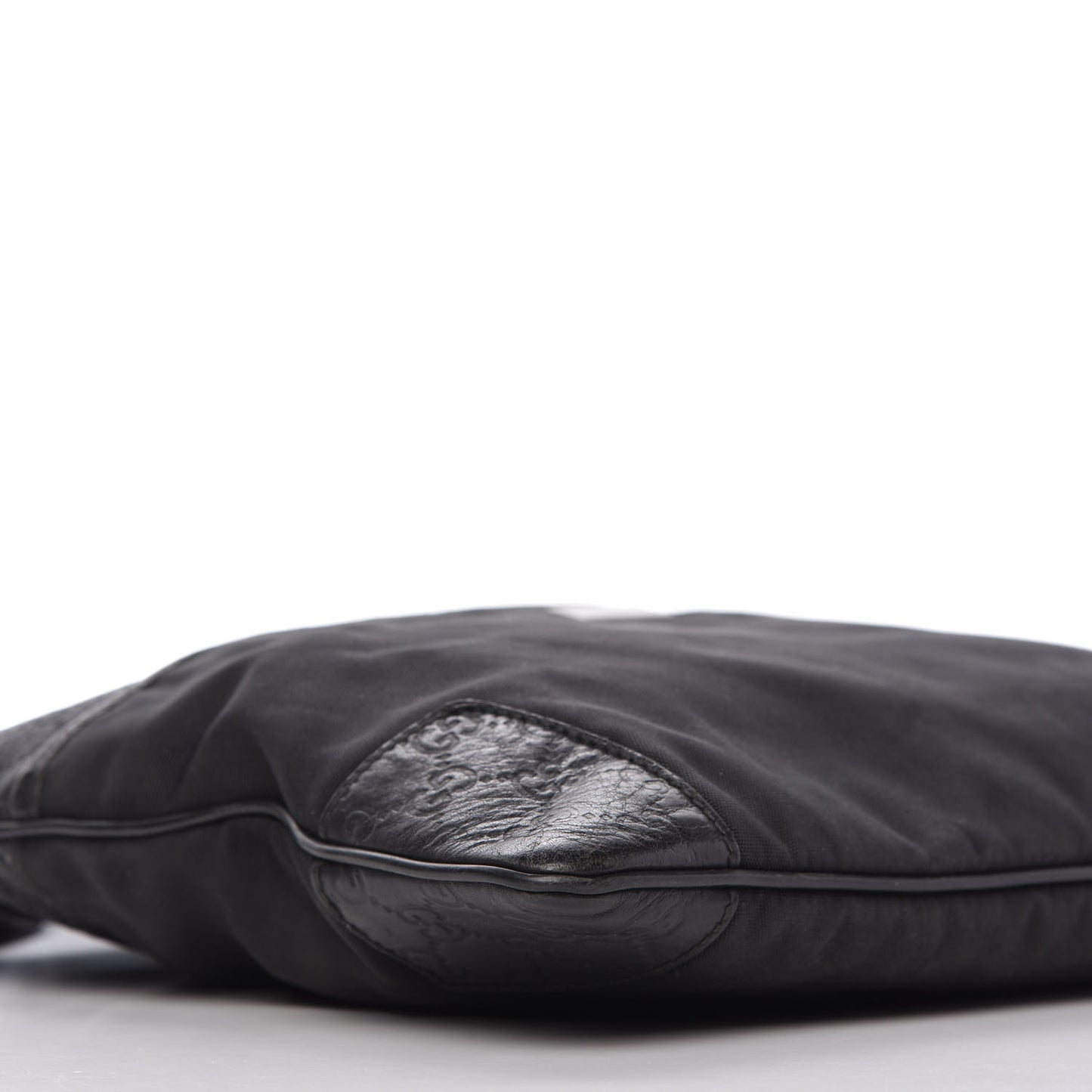 Guccissima Nylon Messenger Bag Black