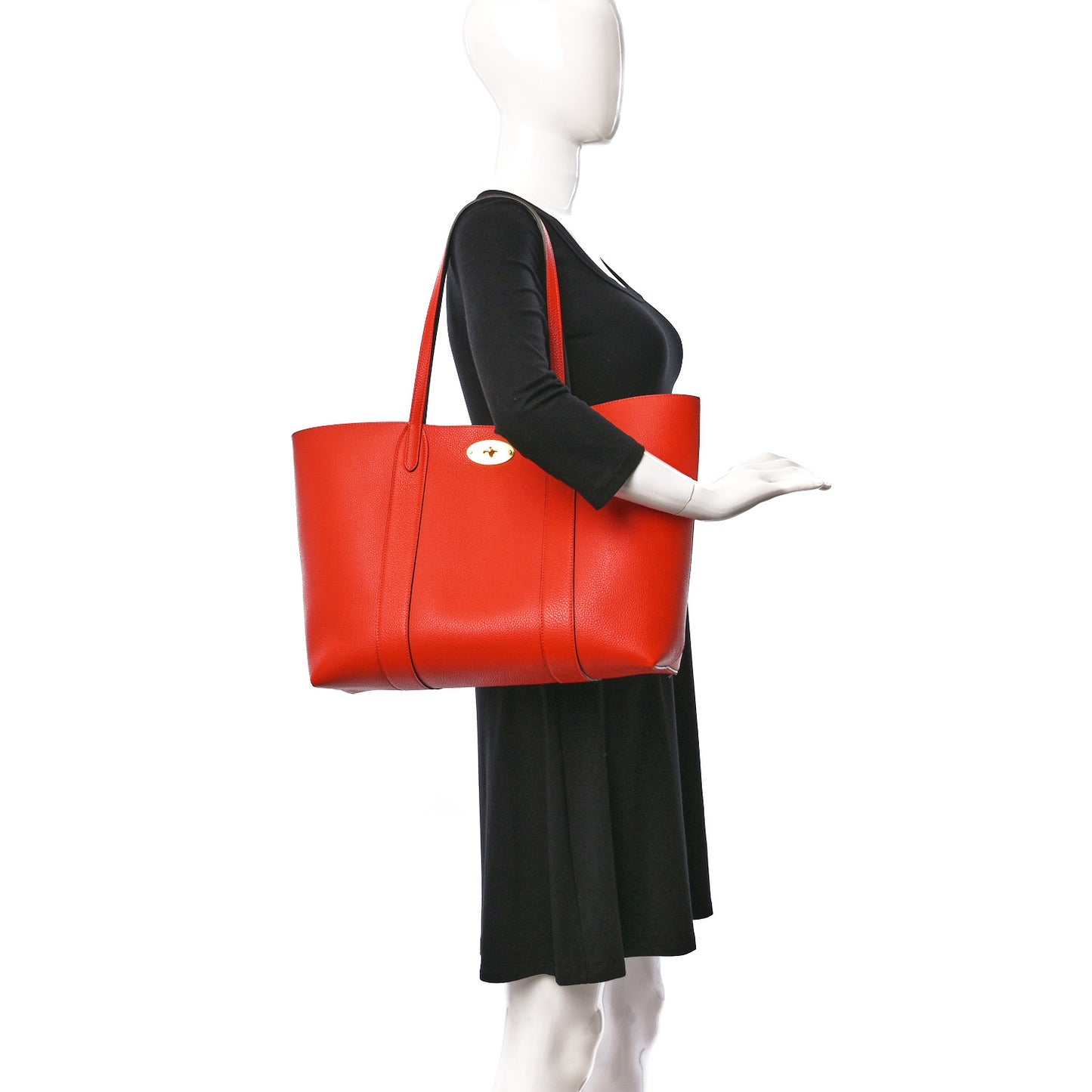 Small Classic Grain Bayswater Tote Orange