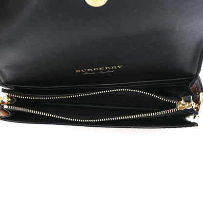 Burberry House Check Bridle Calfskin Small Madison Buckle Bag Tan 5 of 11