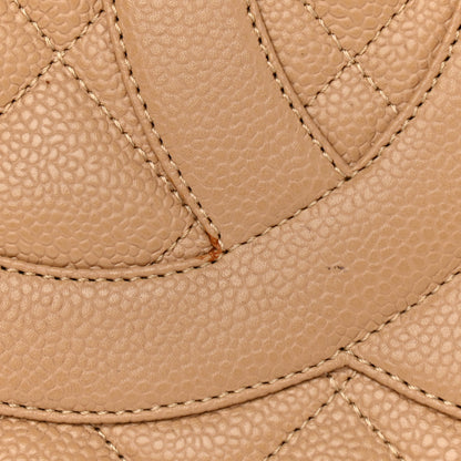 Chanel Caviar Quilted Medallion Tote Beige 11 of 12