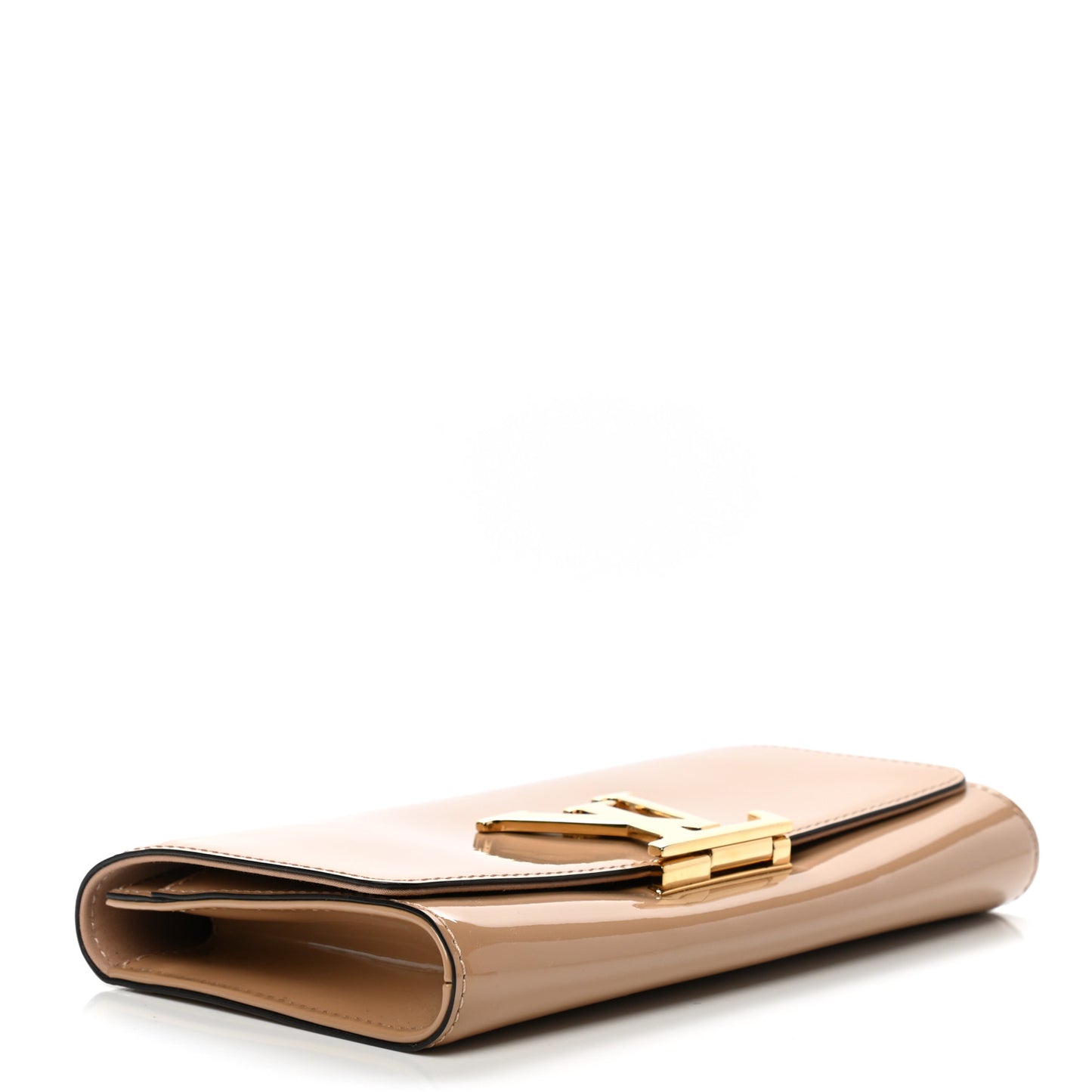 Patent Louise Clutch Nude