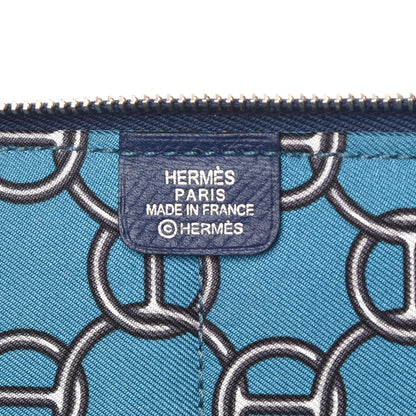 Hermes Epsom E-Zip iPad Notebook Cover Bleu 6 of 12