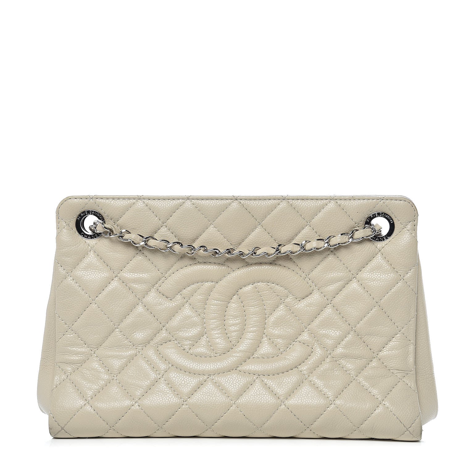 Chanel Caviar Quilted Timeless CC Shopping Tote Beige Clair 1 of 14
