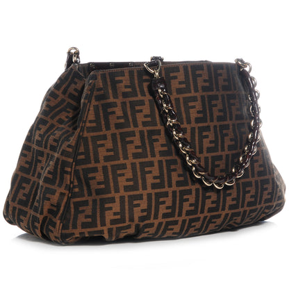 Fendi Zucca Mia Tote Tobacco 3 of 9