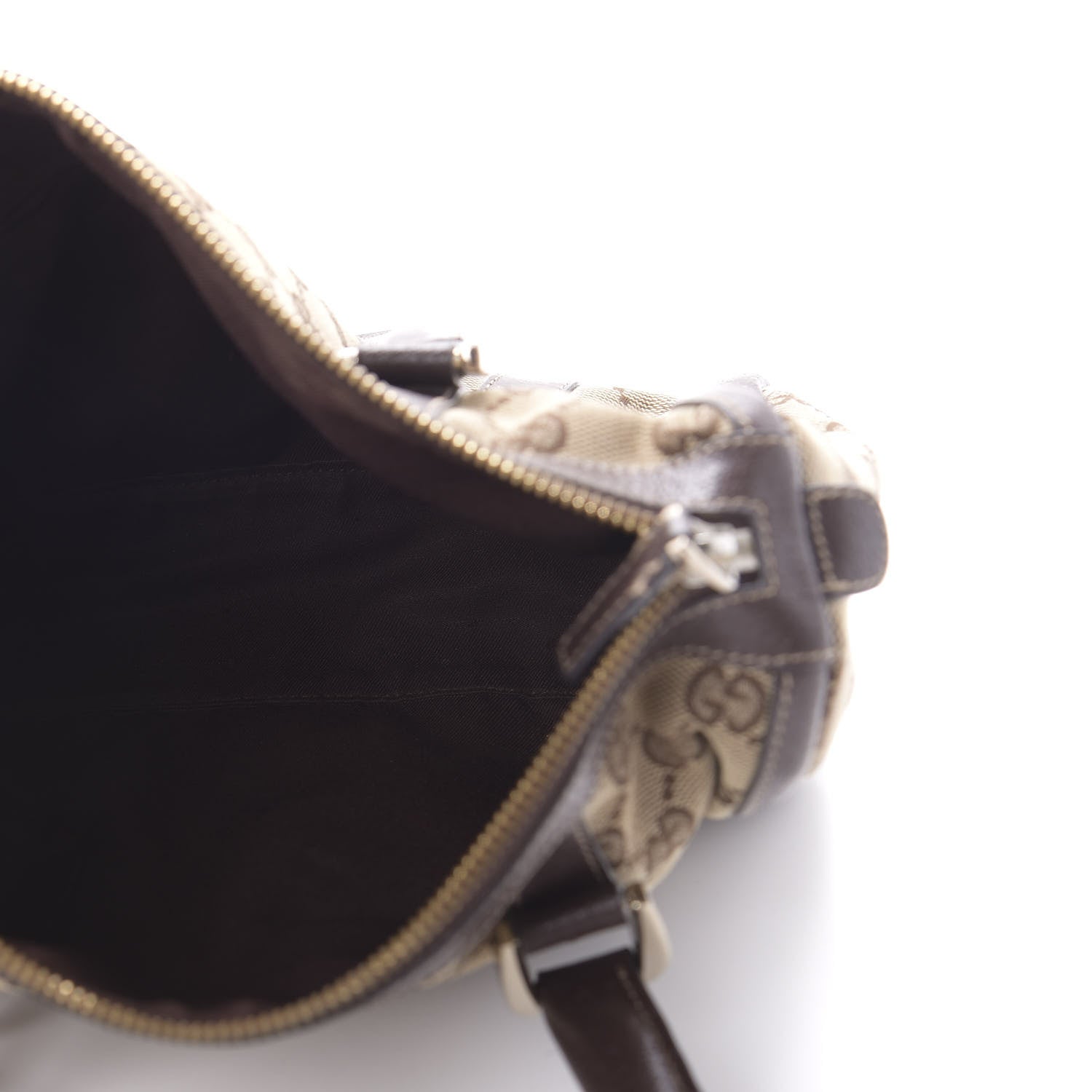 Gucci Monogram Small Abbey Boston Dark Brown 5 of 10