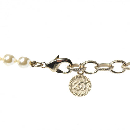 Chanel Graduated Pearl CC Short Necklace Gold 5 of 6