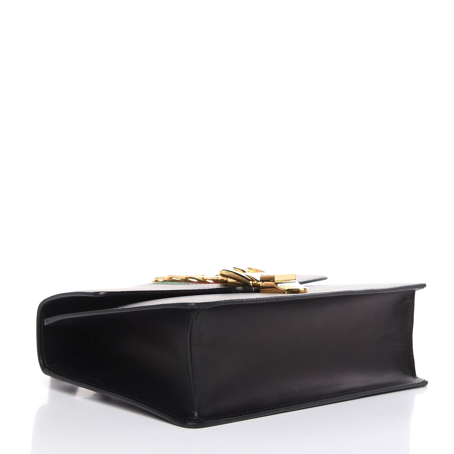 Calfskin Small Sylvie Shoulder Bag Black