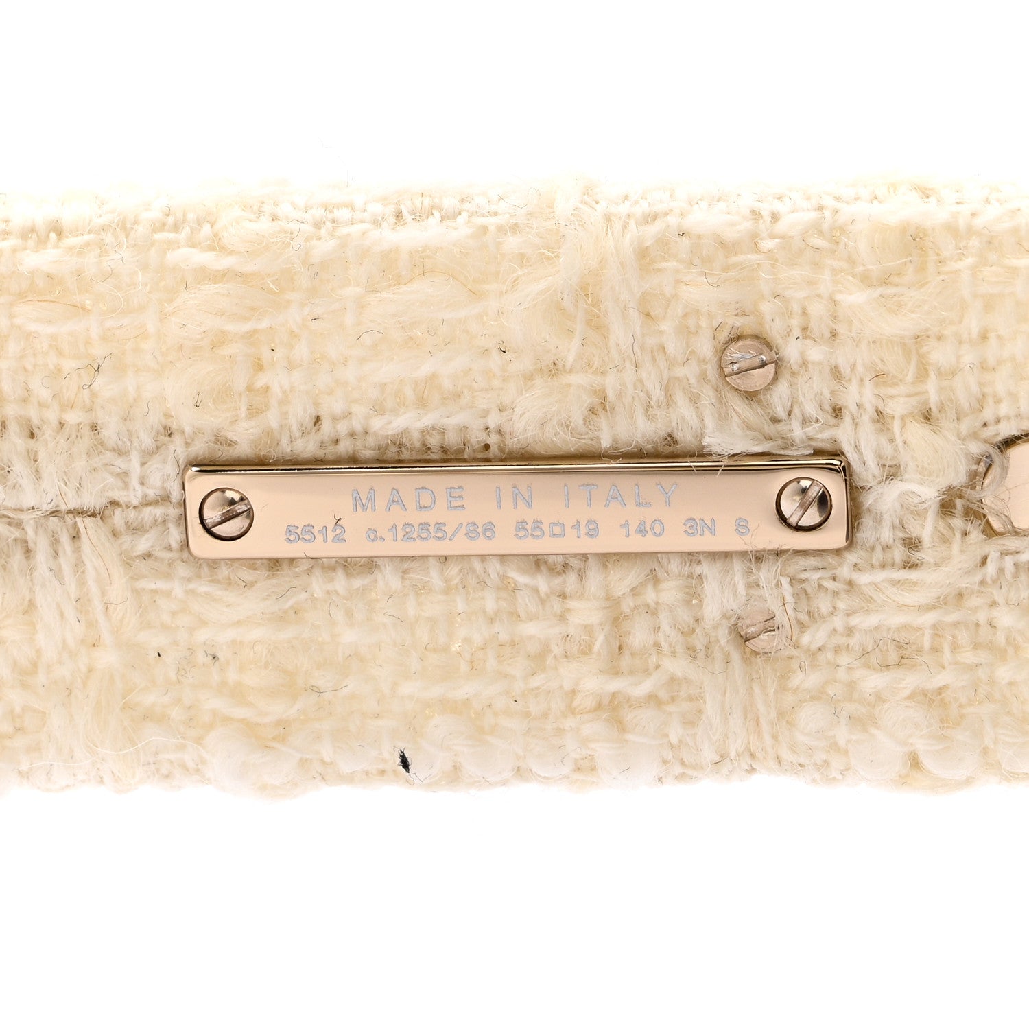 Chanel Acetate Tweed Square Sunglasses 5512 White 6 of 7