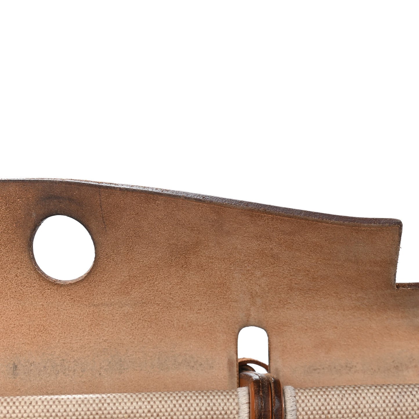Toile Vache Calfskin Herbag 30 PM Natural
