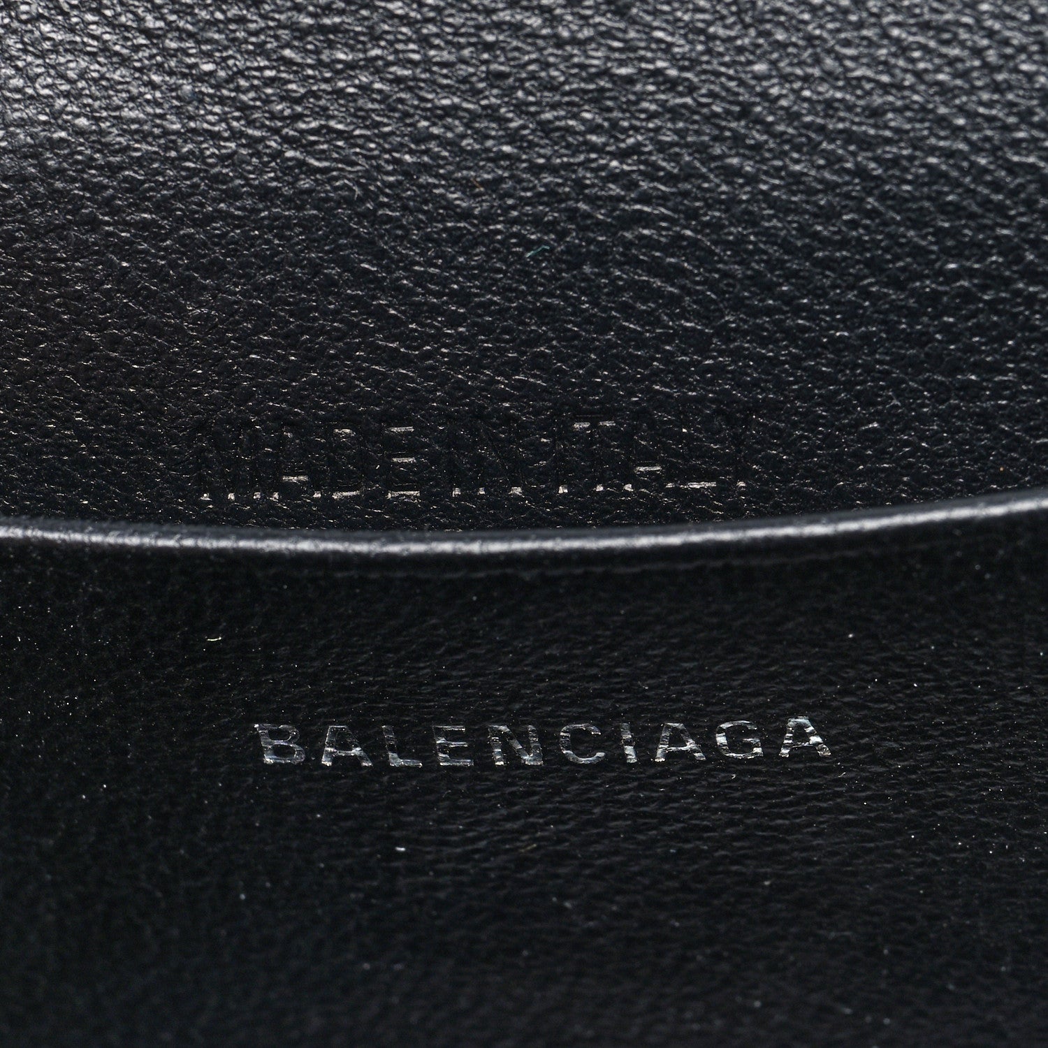 Balenciaga Metallic Calfskin Crocodile Embossed Hourglass Top Handle Bag Mini Silver 6 of 9