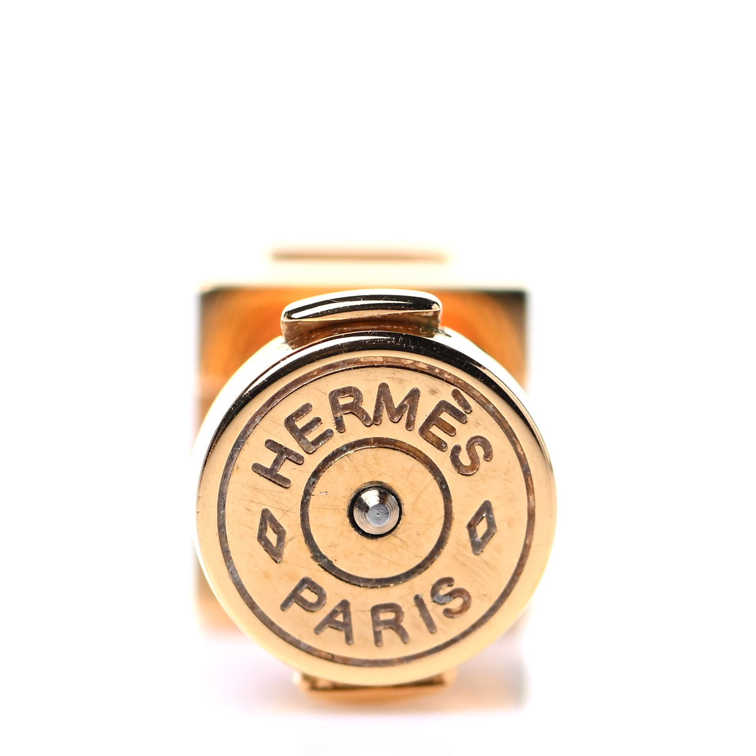 Hermes Gold Plated Cage d'H Earrings 4 of 5