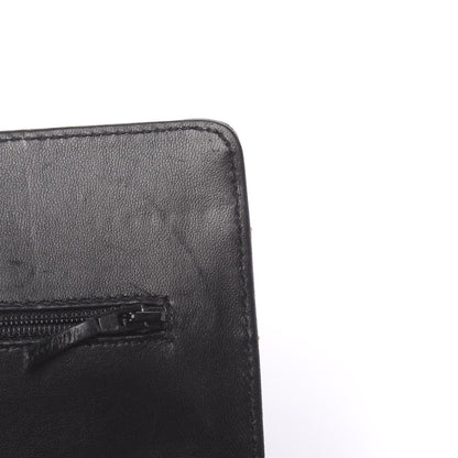 Chanel Calfskin Stitched Square Quilted Wallet On Chain WOC Black 14 of 15