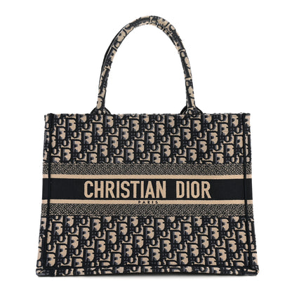 Christian Dior Oblique Medium Book Tote Blue Multicolor 1 of 12