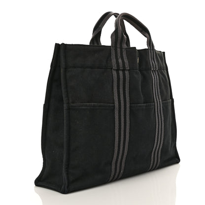 Hermes Canvas Fourre Tout MM Black 3 of 11
