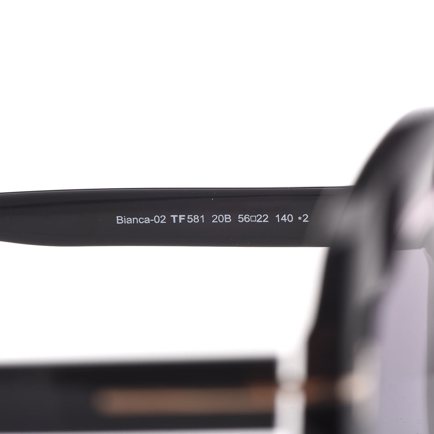 Bianca Sunglasses TF581 Black Grey