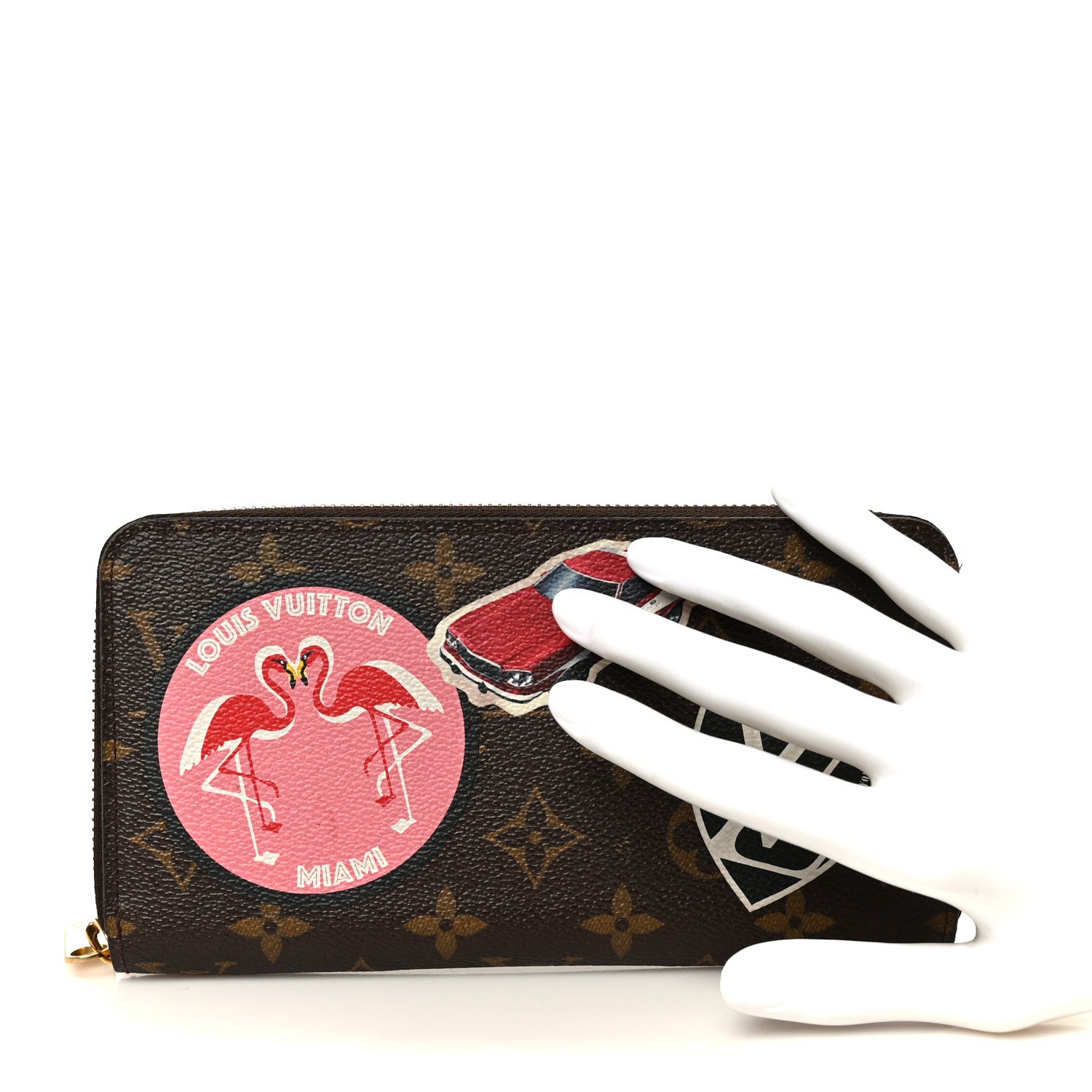Louis Vuitton Monogram World Tour Zippy Wallet 2 of 9