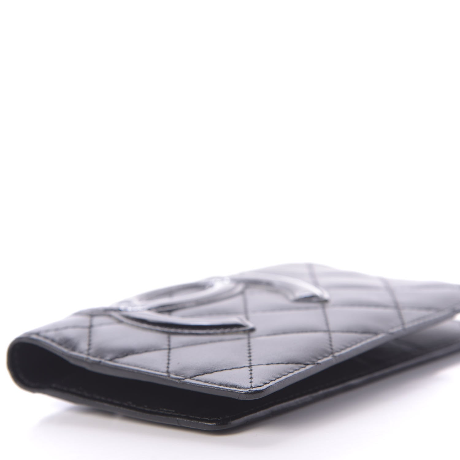 Chanel Calfskin Quilted Small Cambon Agenda Planner Black 6 of 12