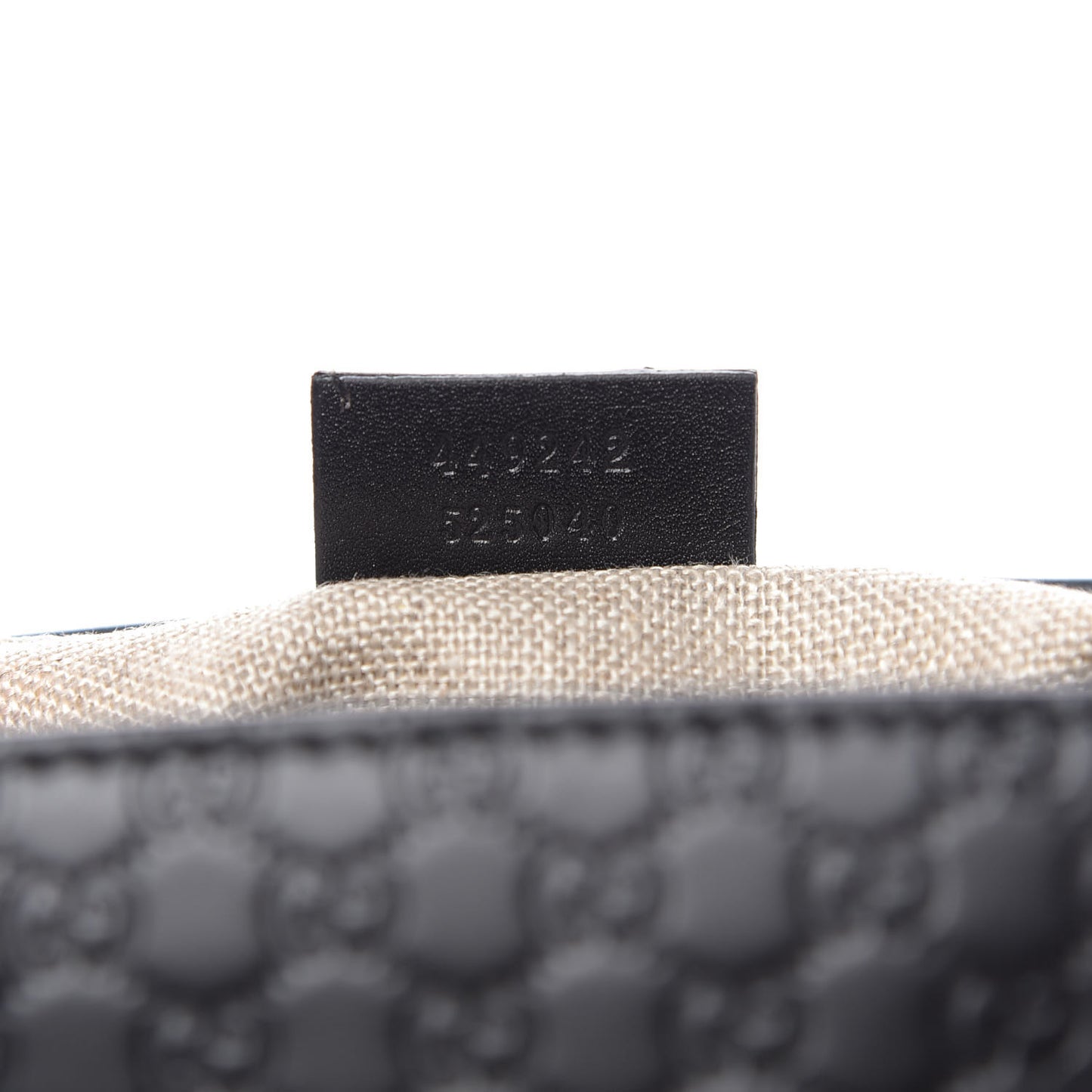 Microguccissima Bree Zippered Tote Black