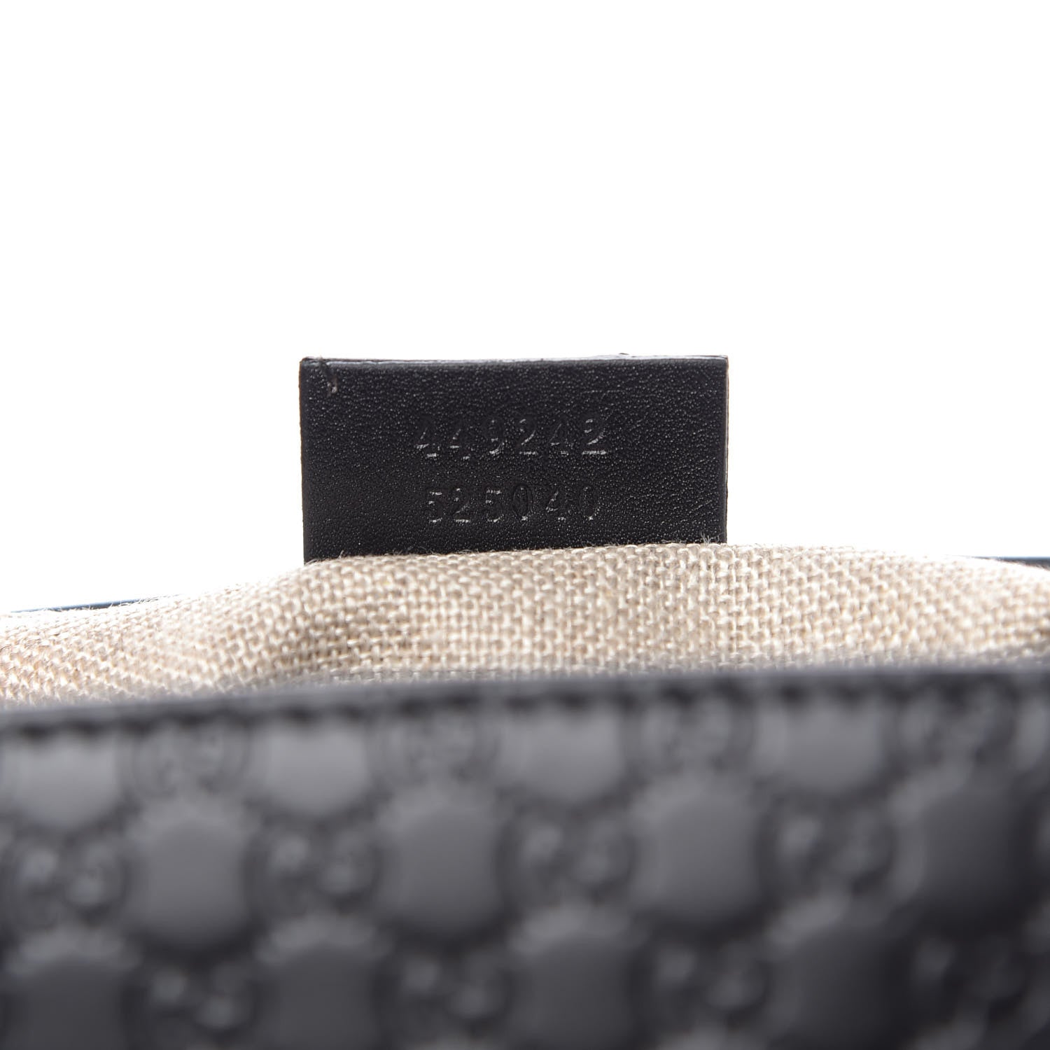 Gucci Microguccissima Bree Zippered Tote Black 9 of 9