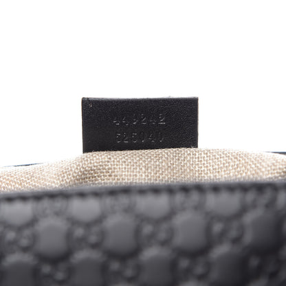 Gucci Microguccissima Bree Zippered Tote Black 9 of 9