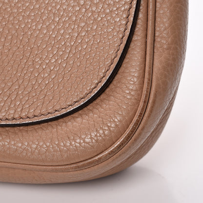 Gucci Pebbled Calfskin Medium Soho Flap Crossbody Camelia 11 of 14