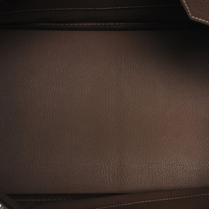 Hermes Taurillon Clemence Birkin 40 Etoupe 9 of 10