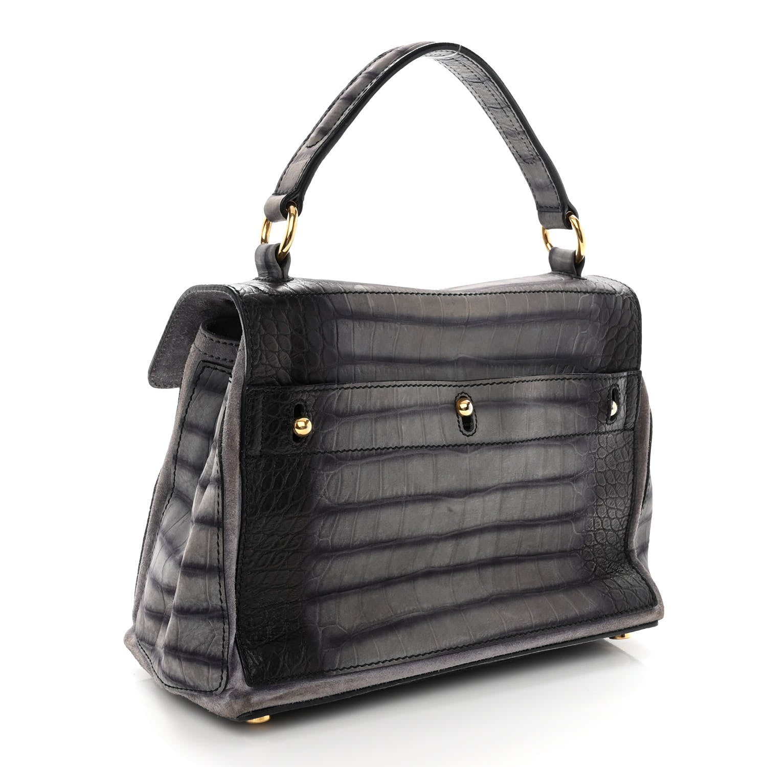 YSL美品ミューズ2wayバッグ YSL Muse Two Croc-Embossed Nubuck Handbag in Pink - Purse Utopia