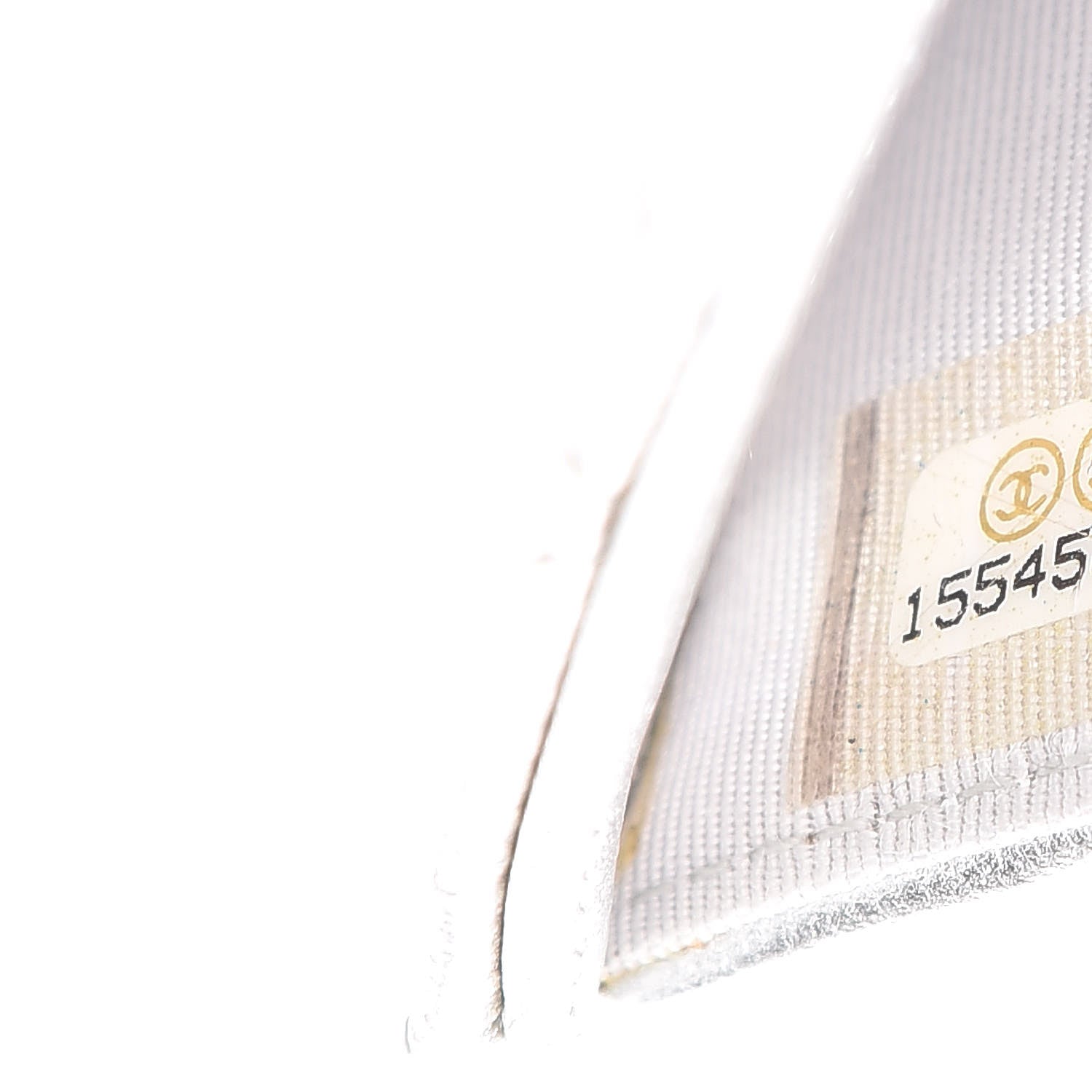 Chanel Metallic Lambskin Quilted Yen Wallet Silver 8 of 19