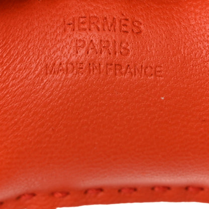 Hermes Milo Lambskin Grigri Rodeo Horse Bag Charm PM Feu 4 of 5