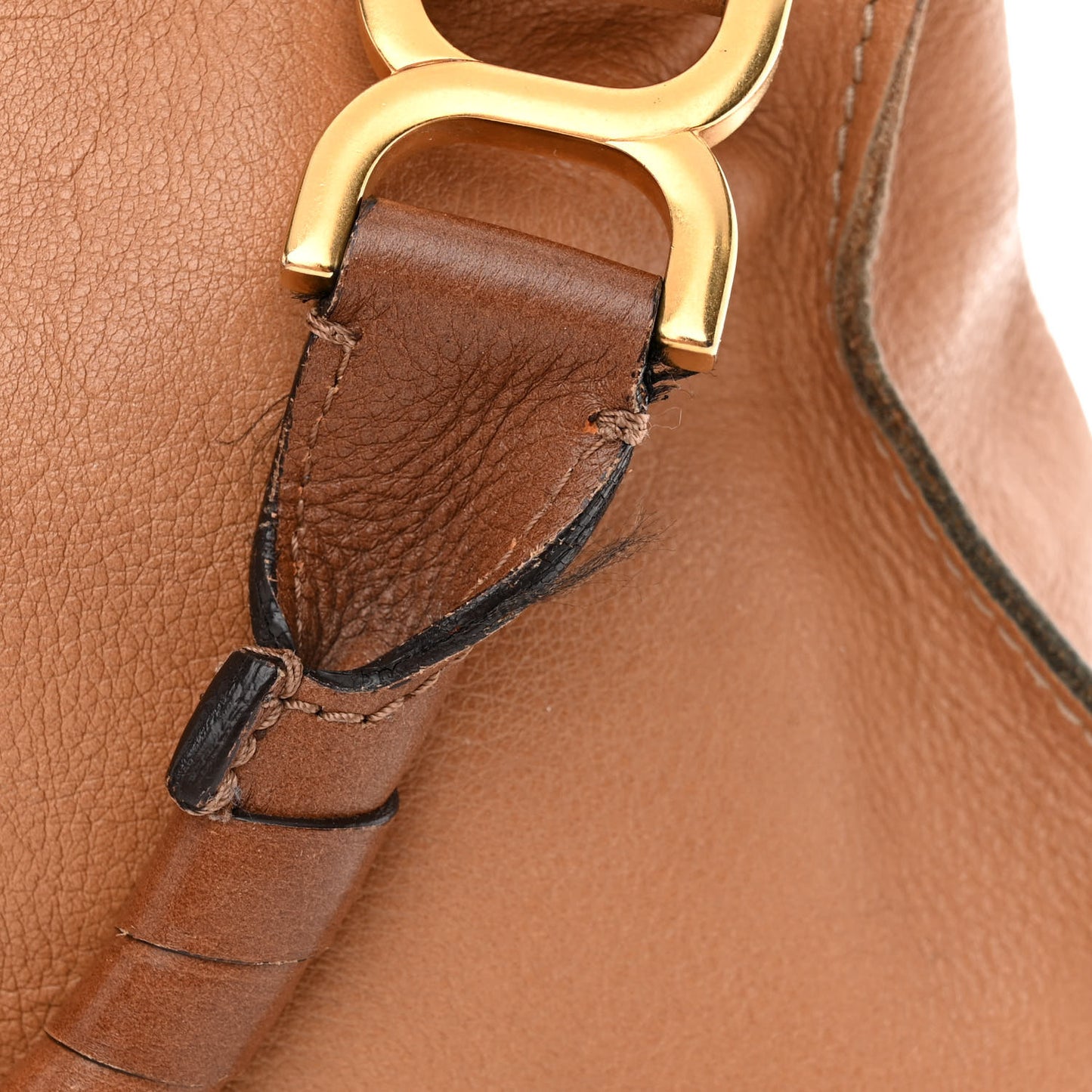 Calfskin Small Marcie Satchel Nut