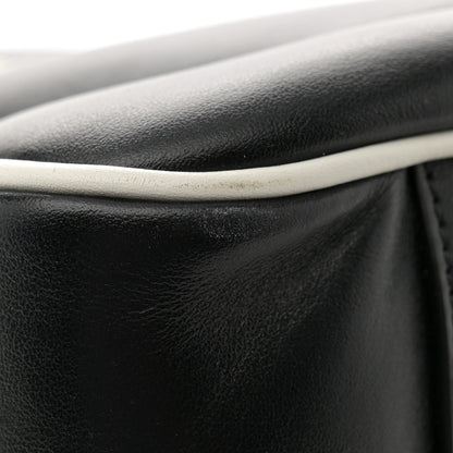 Saint Laurent Calfskin Medium Miles Logo Bowler Duffel Bag Black 11 of 11