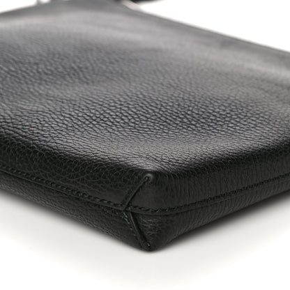 Gucci Pebbled Calfskin Clutch Black 10 of 14