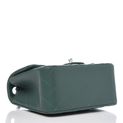 Chanel Lambskin Quilted Mini Square Flap Green 4 of 8