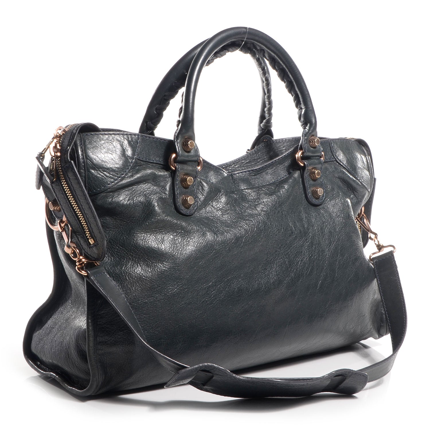 Balenciaga Agneau Giant 12 Rose Gold Hardware City Anthracite 3 of 11