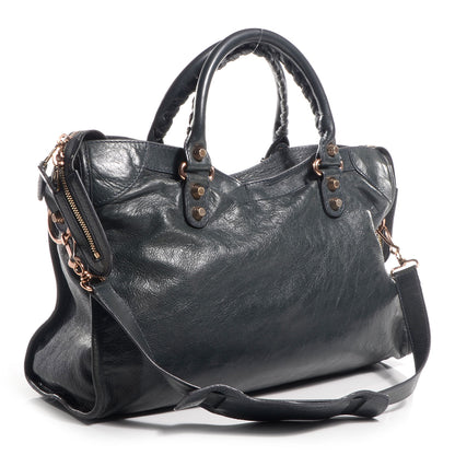 Balenciaga Agneau Giant 12 Rose Gold Hardware City Anthracite 3 of 11