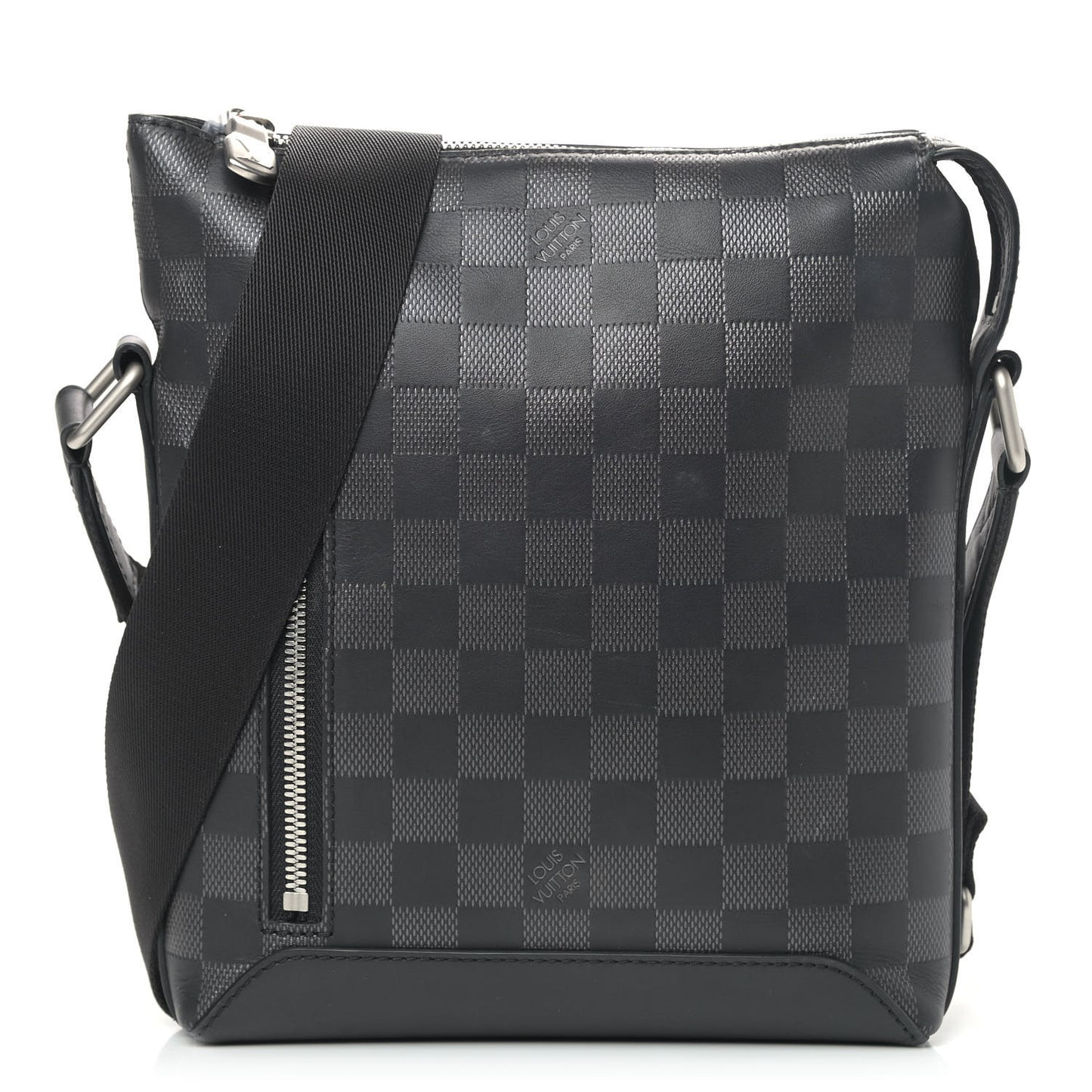 Damier Infini Discovery Messenger BB Onyx