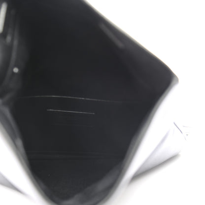 Saint Laurent Grain De Poudre West Hollywood Monogram Fold Over Clutch Black 5 of 8